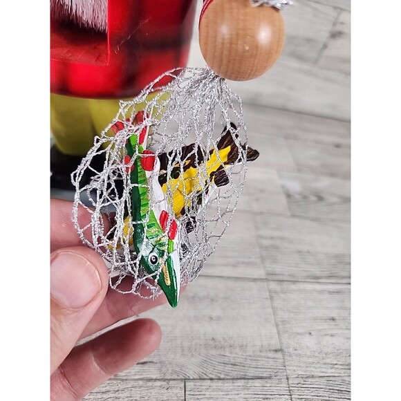 Vintage Steinbach Chubby Troll Fisher Fisherman Nutcracker Germany 10.5" *READ* - Picture 5 of 13